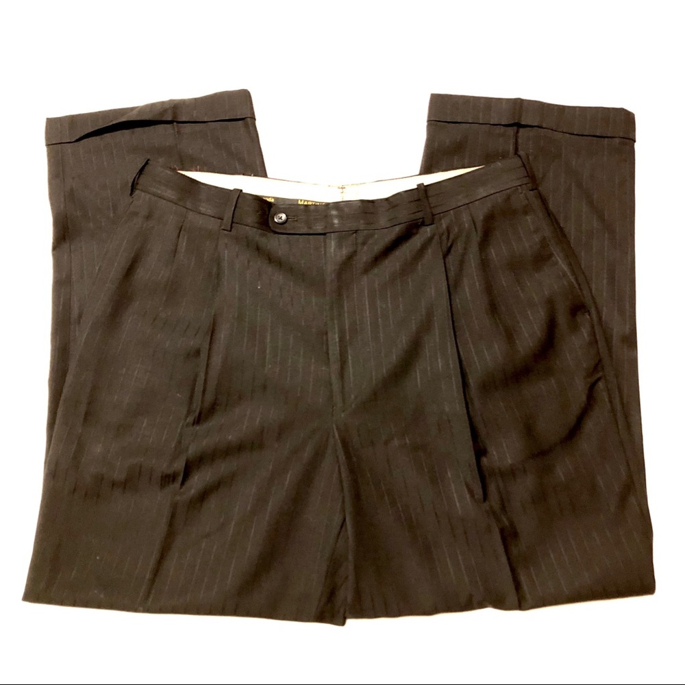 MARTINO Striped Dress Slacks